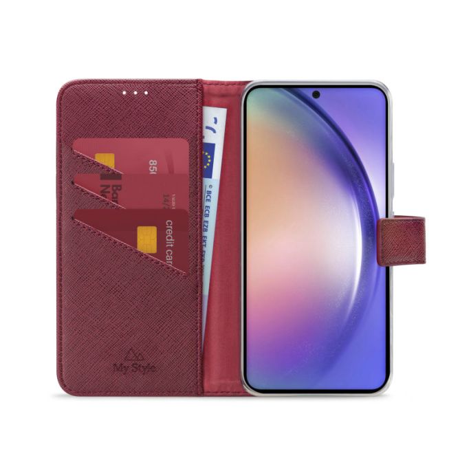 My Style Flex Wallet for Samsung Galaxy A54 5G Bordeaux