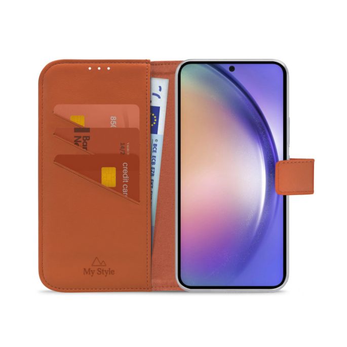 My Style Flex Wallet for Samsung Galaxy A54 5G Rust Red