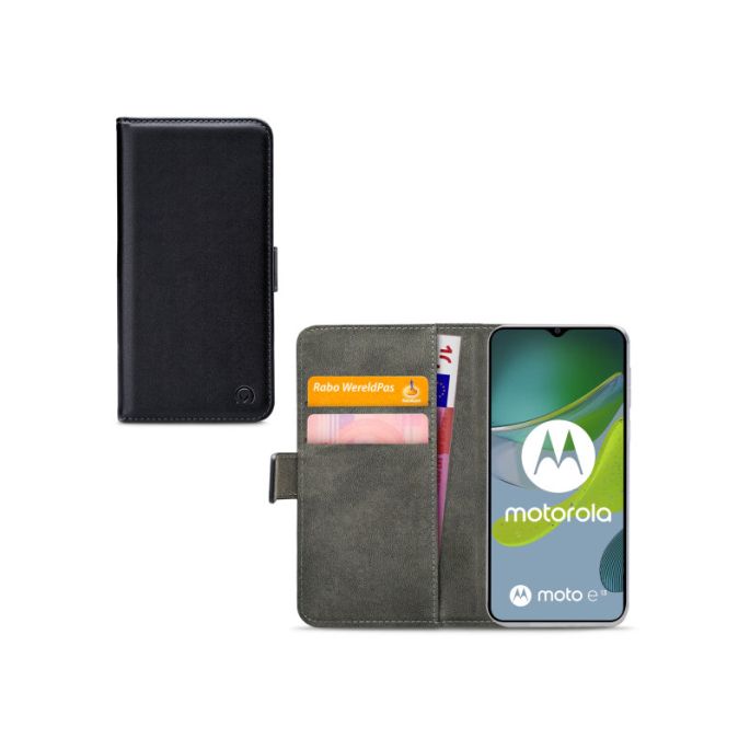 Mobilize Classic Gelly Wallet Book Case Motorola Moto E13 4G Black