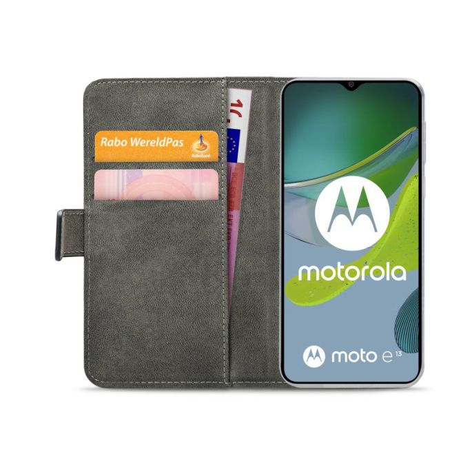 Mobilize Classic Gelly Wallet Book Case Motorola Moto E13 4G Black