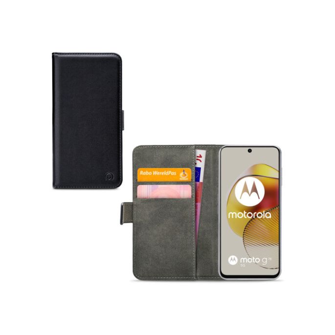 Mobilize Classic Gelly Wallet Book Case Motorola Moto G73 5G Black