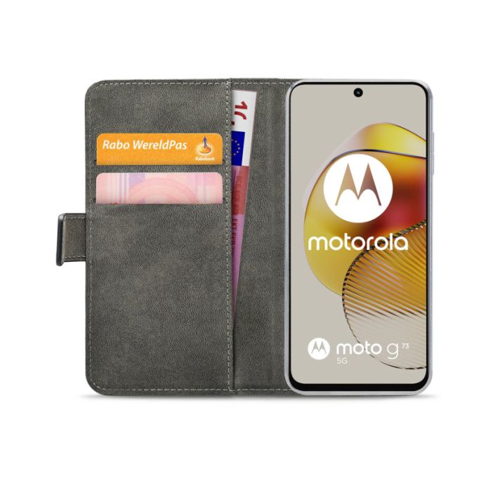 Mobilize Classic Gelly Wallet Book Case Motorola Moto G73 5G Black