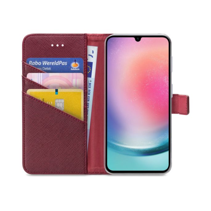 My Style Flex Wallet for Samsung Galaxy A24 4G Bordeaux