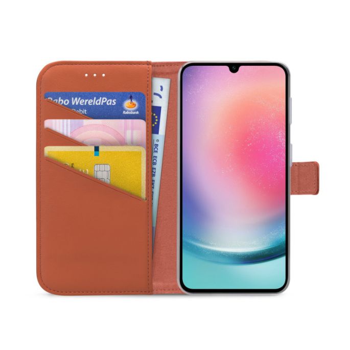 My Style Flex Wallet for Samsung Galaxy A24 4G Rust Red