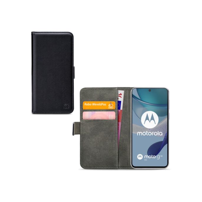Mobilize Classic Gelly Wallet Book Case Motorola Moto G53 5G Black