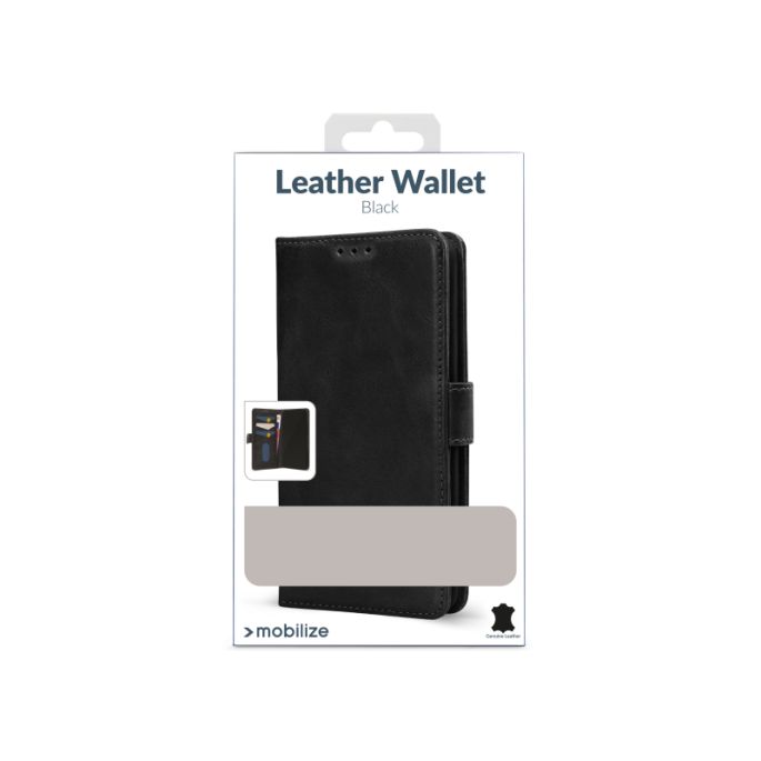 Mobilize Leather Wallet Samsung Galaxy S23 FE 5G Black