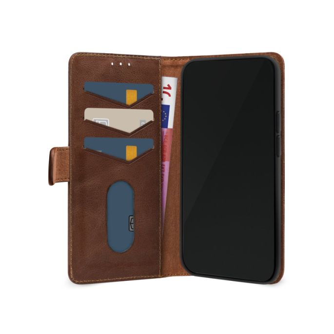 Mobilize Leather Wallet Samsung Galaxy S24+ 5G Brown
