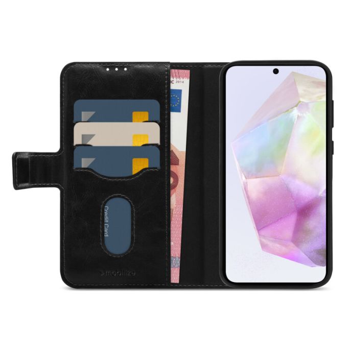 Mobilize 2in1 Magnet Gelly Wallet Case Samsung Galaxy A35 5G Black