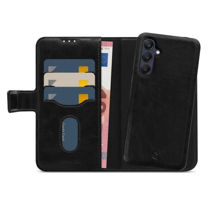 Mobilize 2in1 Magnet Gelly Wallet Case Samsung Galaxy A25 5G Black