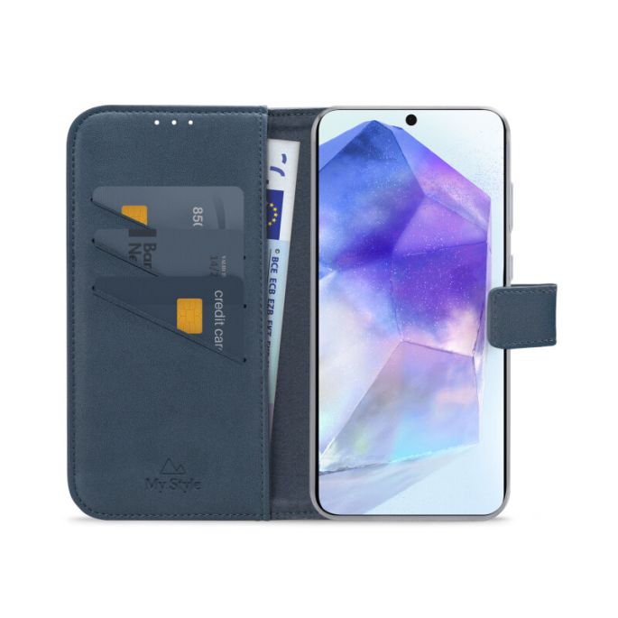 My Style Flex Wallet for Samsung Galaxy A55 5G Ocean Blue