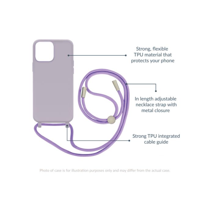 Mobilize Lanyard Gelly Case for Samsung Galaxy A05s Pastel Purple