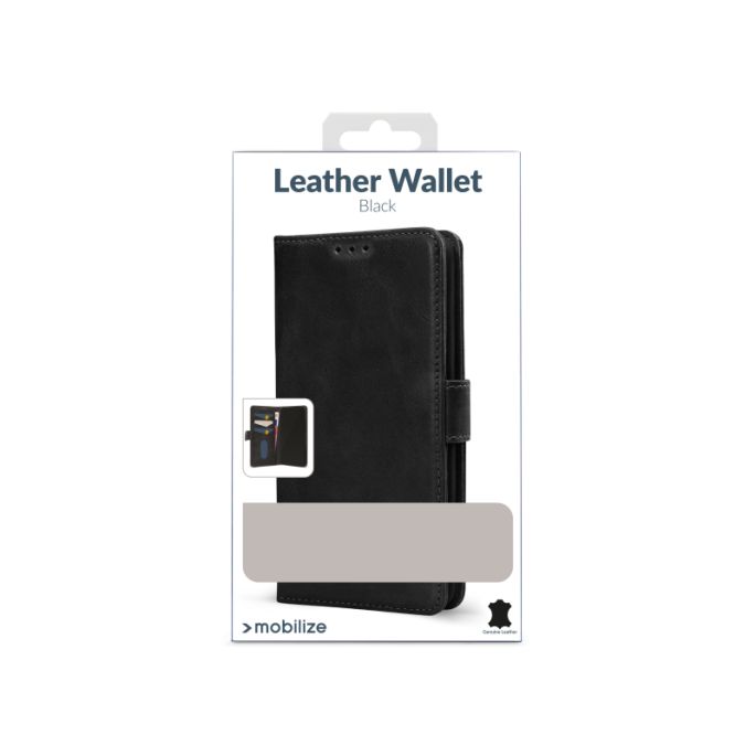 Mobilize Leather Wallet Samsung Galaxy A05s Black