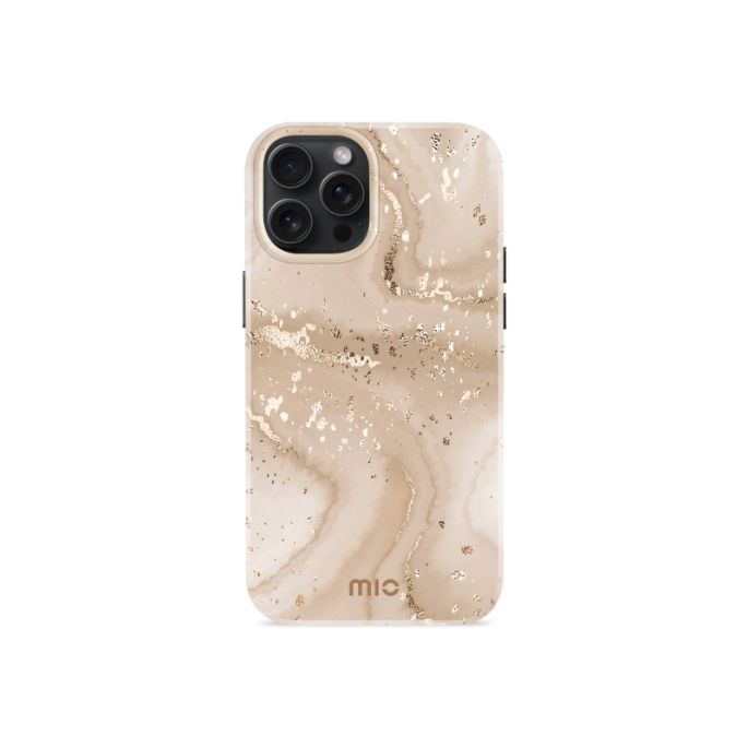 MIO Gold Marble Magsafe Compatible for iPhone 15 Pro Max
