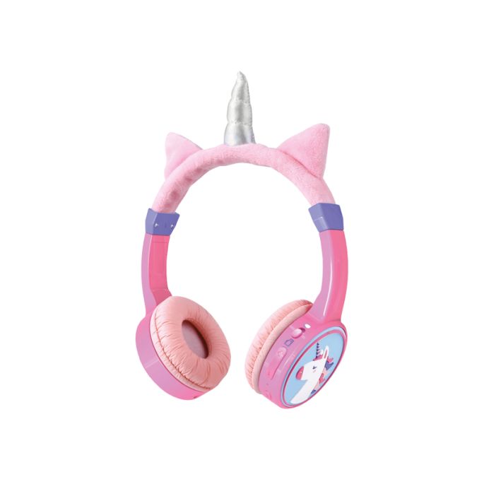 Mobilize Wireless/Wired Over Ear Kids Headphone 85dB - Eenhoorn