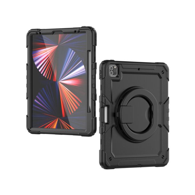 Mobilize Rotating Defender Case Stand Function for Apple iPad Pro 12.9 (2018/2020/2021/2022) Black