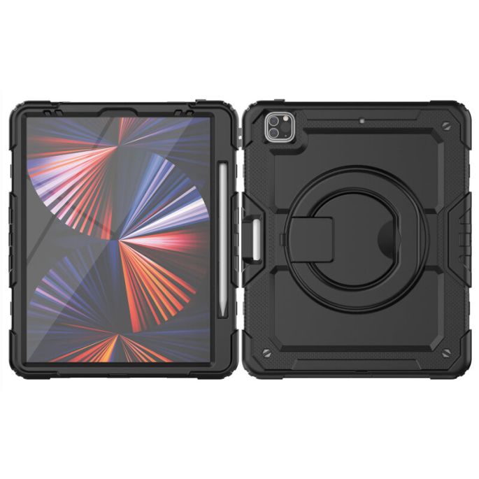 Mobilize Rotating Defender Case Stand Function for Apple iPad Pro 12.9 (2018/2020/2021/2022) Black