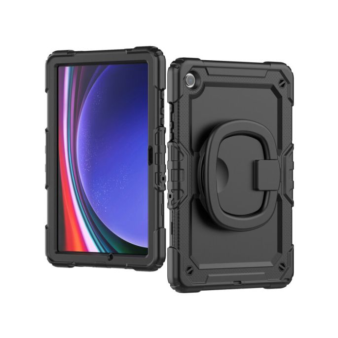 Mobilize Rotating Defender Case Stand Function for Samsung Galaxy Tab A9+ 11 Black