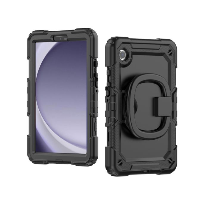 Mobilize Rotating Defender Case Stand Function for Samsung Galaxy Tab A9 8.7 Black