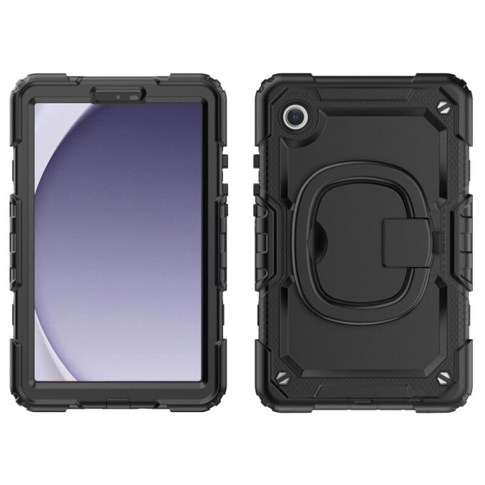 Mobilize Rotating Defender Case Stand Function for Samsung Galaxy Tab A9 8.7 Black