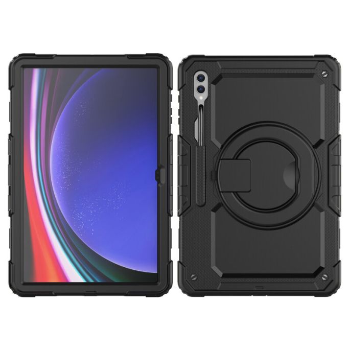 Mobilize Rotating Defender Case Stand Function for Samsung Galaxy Tab S9 Ultra 14.6 Black