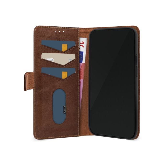 Mobilize Leather Wallet Samsung Galaxy S24 FE Brown