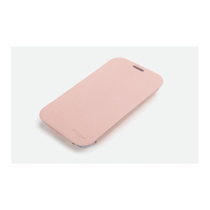 Rock Texture Side Flip Case Samsung Galaxy Note II N7100 Pink