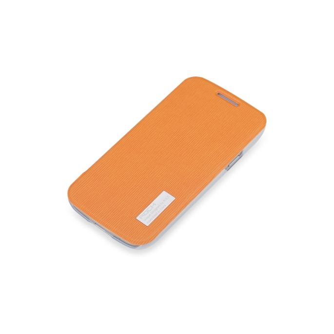 Rock Elegant Side Flip Case Samsung Galaxy S4 Mini I9195 Orange