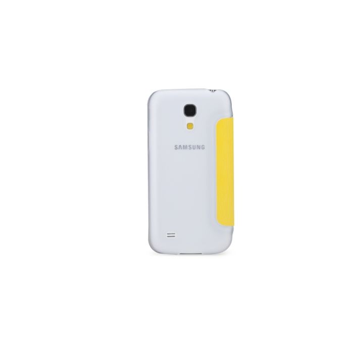 Rock Elegant Side Flip Case Samsung Galaxy S4 Mini I9195 Lemon Yellow