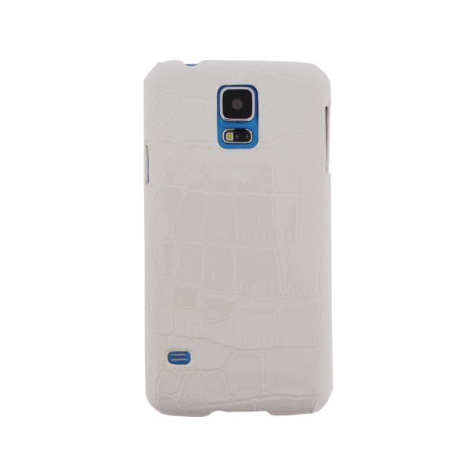 Xccess Croco Cover Samsung Galaxy S5/S5 Plus/S5 Neo - Wit