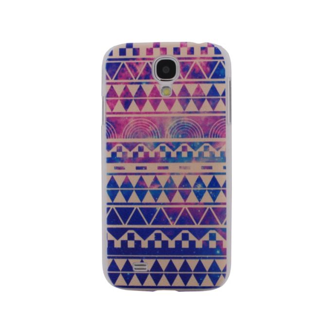 Xccess Backcover Samsung Galaxy S4 I9500/I9505 - Paars Aztec
