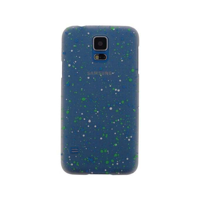 Xccess Backcover Spray Paint Glow Samsung Galaxy S5/S5 Plus/S5 Neo - Blauw
