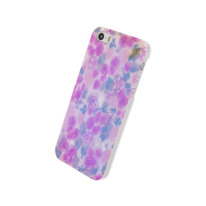 Xccess Oil Cover Apple iPhone 5/5S/SE - Geel Flower