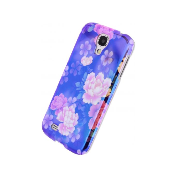 Xccess Oil Cover Samsung Galaxy S4 I9500/I9505 - Paars Flower