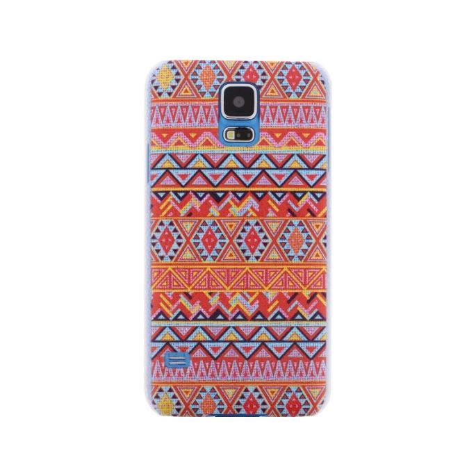 Xccess Backcover Samsung Galaxy S5/S5 Plus/S5 Neo Orange Aztec