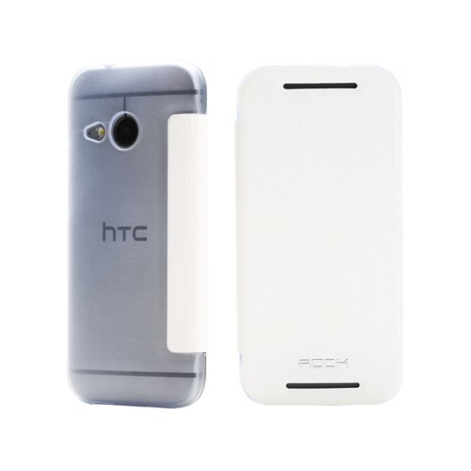 Rock Elegant Side Flip Case HTC One Mini 2 White