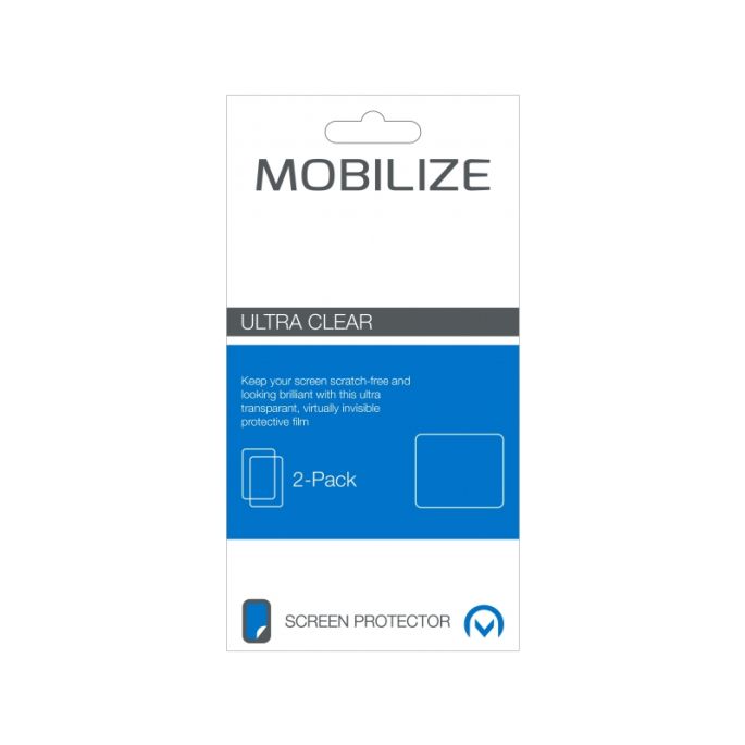 Mobilize Folie Screenprotector 2-pack Apple iPhone 6/6S - Transparant