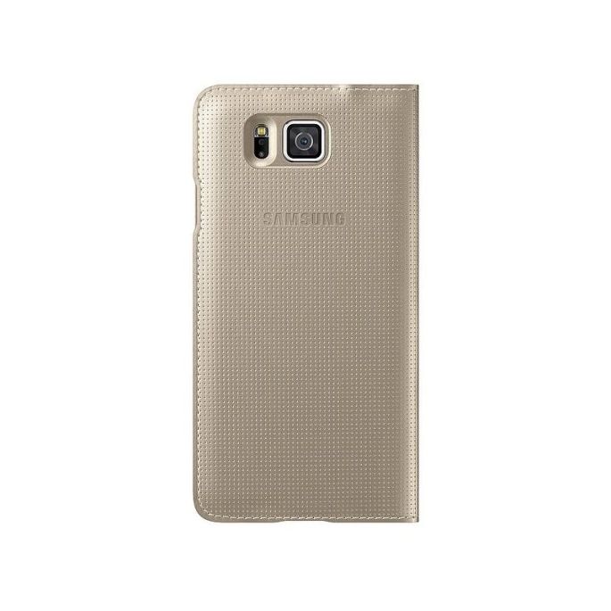 Samsung Flip Cover Galaxy Alpha Gold