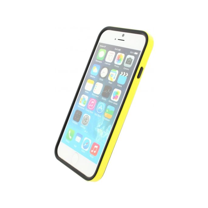 Xccess Combo Case Apple iPhone 6/6S Zwart/- Geel