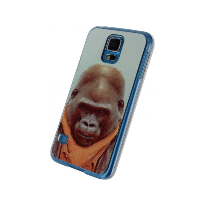 Xccess Metal Plate Cover Samsung Galaxy S5/S5 Plus/S5 Neo Funny Gorilla
