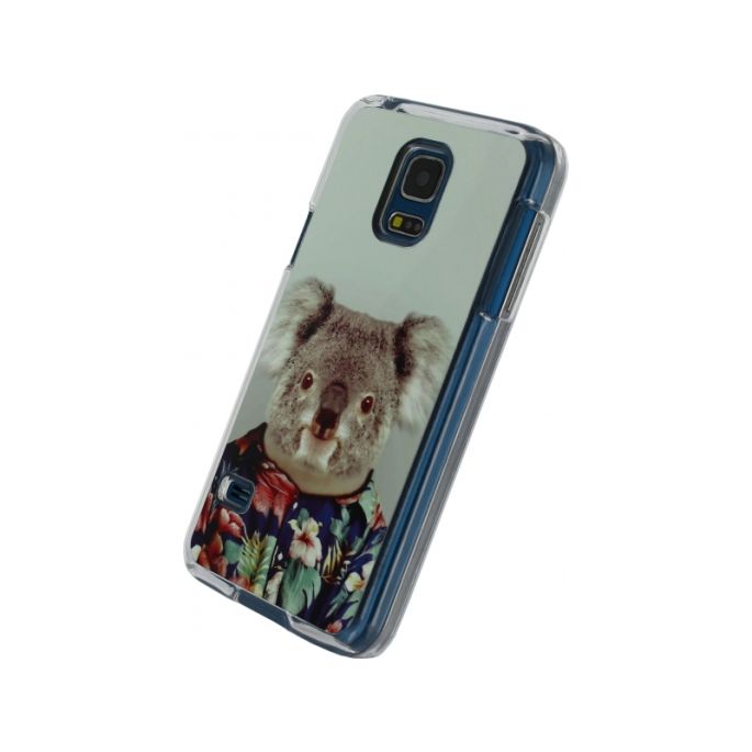 Xccess Metal Plate Cover Samsung Galaxy S5 mini Funny Koala