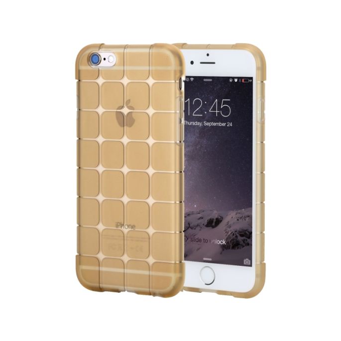 Rock Cubee TPU Cover Apple iPhone 6/6S Transparent Gold