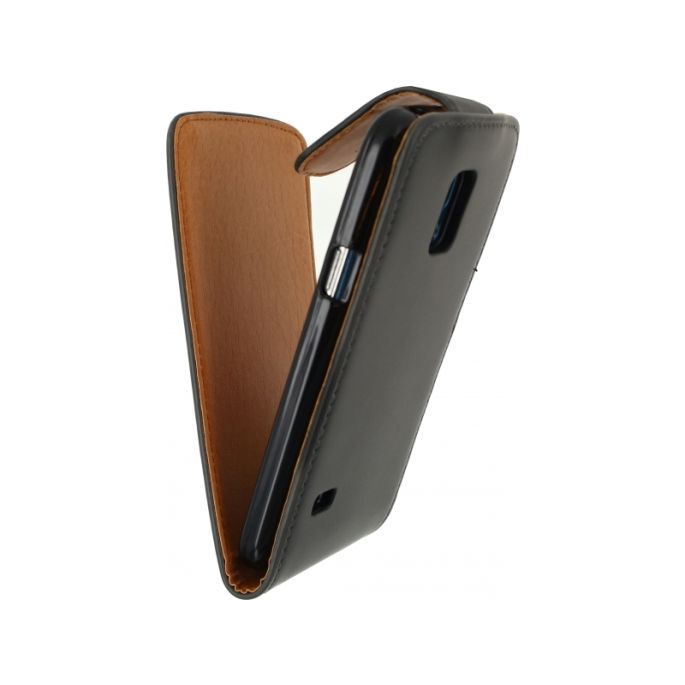 Xccess TPU Flip Case Samsung Galaxy S5 Mini - Zwart