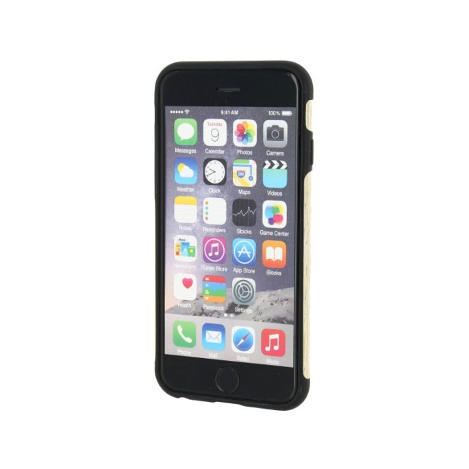 Xccess Houten TPU Hoesje Apple iPhone 6/6S - Wit