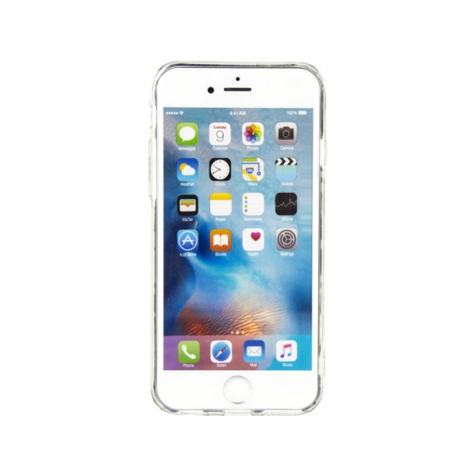 Xccess Flexibel TPU Hoesje Apple iPhone 6/6S Prism Design - Grijs
