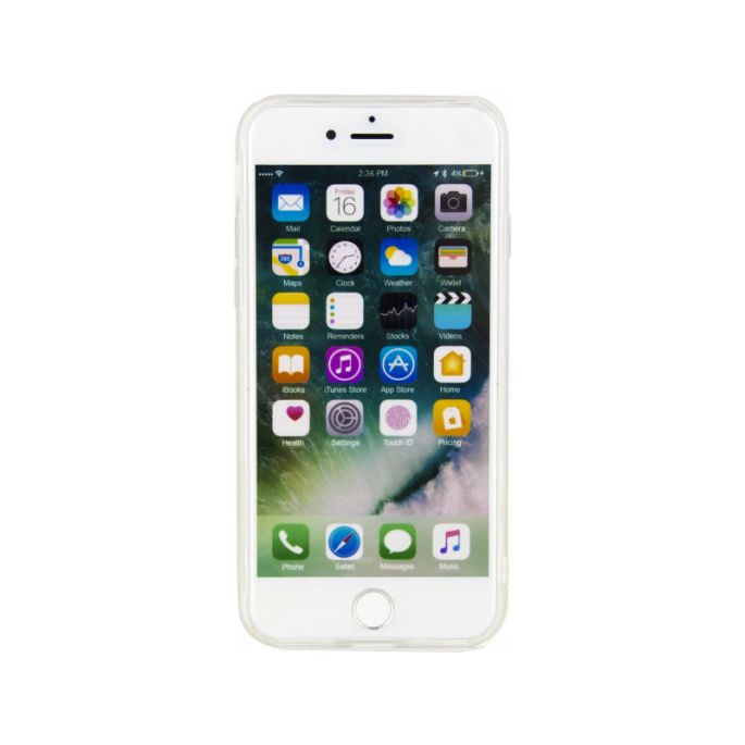 Xccess Flexibel TPU Hoesje Apple iPhone 7 Plus/8 Plus Prism Design - Grijs
