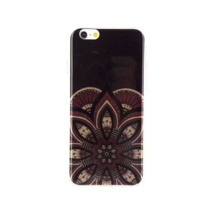 Xccess TPU Hoesje Apple iPhone 6/6S Glitter Oriental Bordeaux