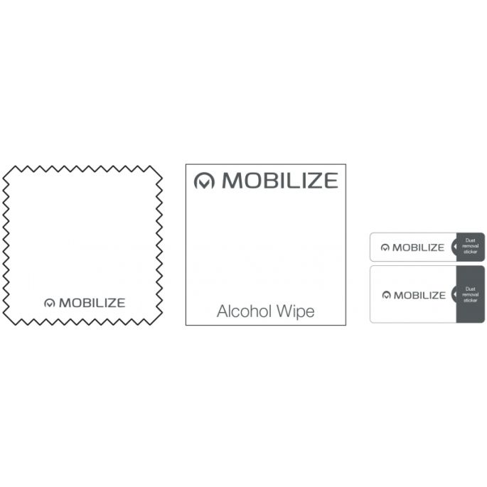 Mobilize Glas Screenprotector Edge-To-Edge+ Apple iPhone 6/6S - Zwart