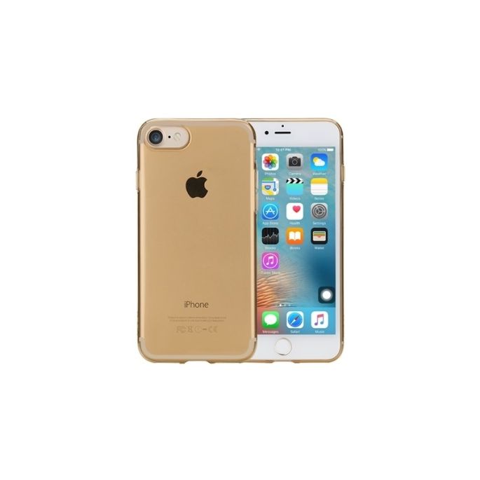 Rock Ultrathin TPU Slim Jacket Apple iPhone 7/8/SE (2020/2022) Transparent Gold