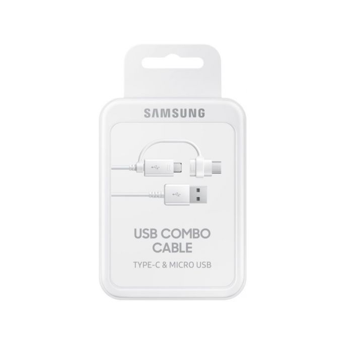 EP-DG930DWEGWW Samsung Charge/Sync Cable Micro USB/USB-C 1.5m. White