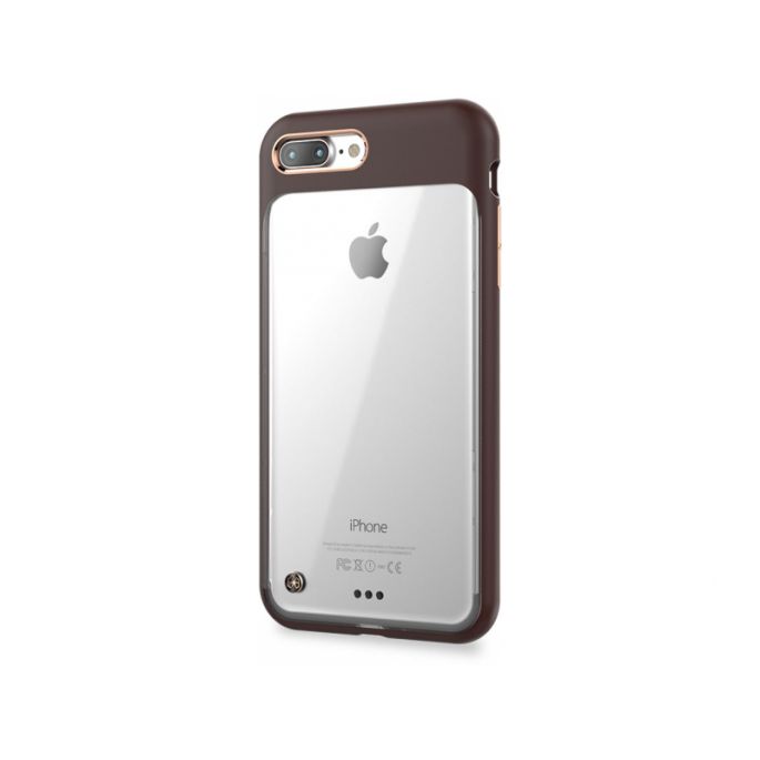 Permanent Bermad taart STI:L Monokini Protective Case Apple iPhone 7 Plus/8 Plus Brown | Casy.nl